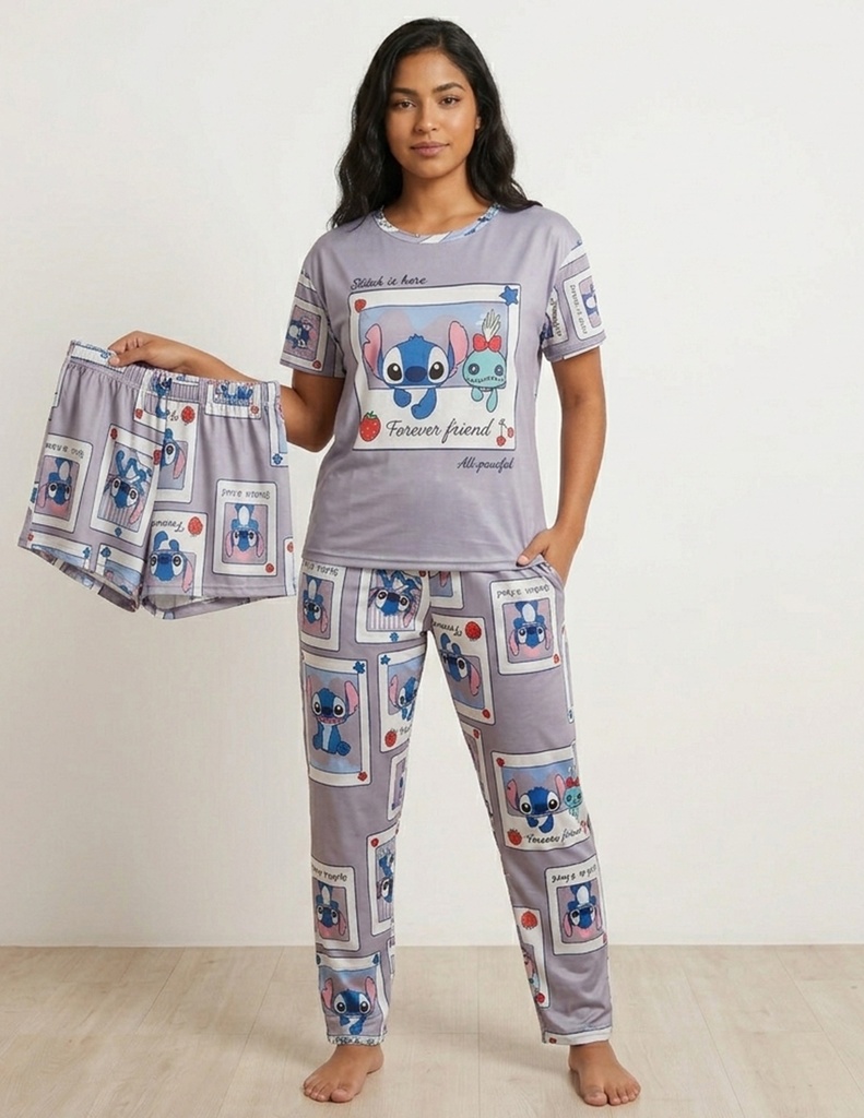 Pijama set Sensuel 3 piezas