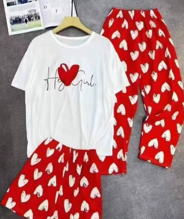 Pijama set Sensuel 3 piezas