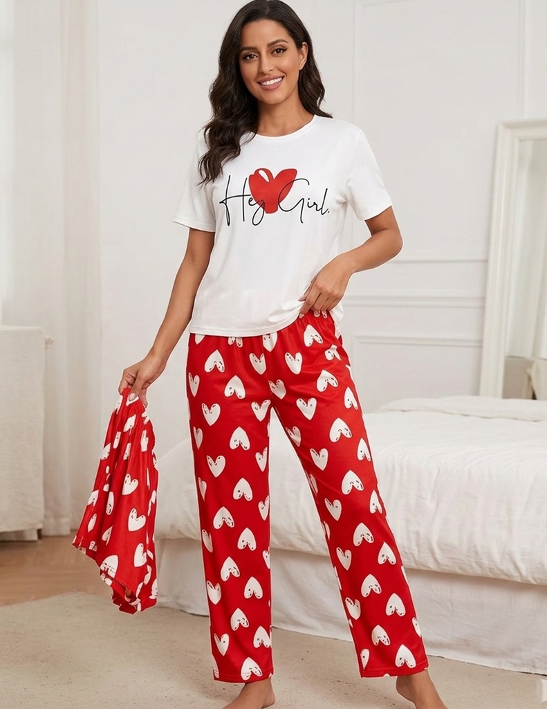 Pijama set Sensuel 3 piezas