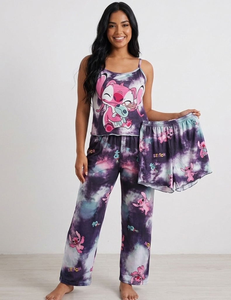 Pijama set Sensuel 3 piezas