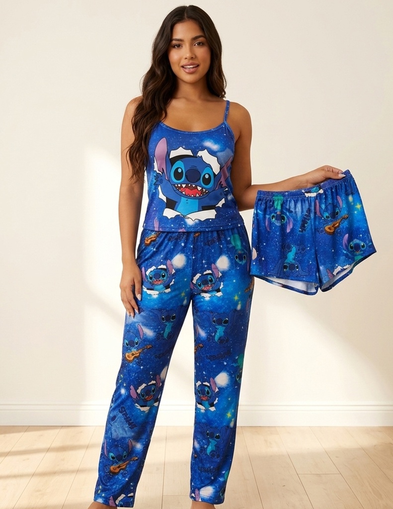 Pijama set Sensuel 3 piezas