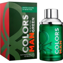 BENETTON COLOR GREEN 3.4oz M EDT
