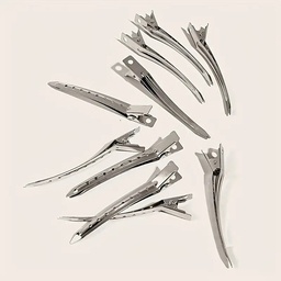 Pinzas Para El Cabello Con Pico De Pato De Metal