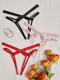 piezas Bragas unicolor con abertura