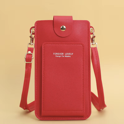 Bolsos de mujer, billeteras de cuero suave con pantalla táctil, bolso para teléfono móvil, bolso cruzado con correa para el hombro, bolsos baratos para mujer