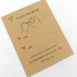 Tarjetero de Exhibicion de pulsera y cadena