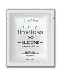 Wicked Sensual Care Simply Timeless Silicone Lubricant - .2 oz
