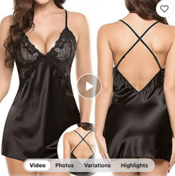 Pijama de satin Sensuel