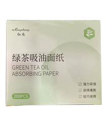 PAPEL ABSORBENTE DE ACEITE DE TÉ VERDE