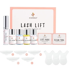 AISEELY lifting pestañas kit profesional, lash lift lit semipermanente, kit lifting de pestañas para salon y uso domestico