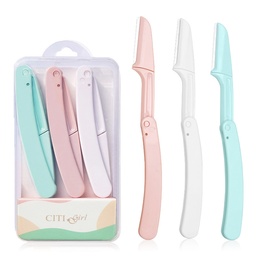 casual color sólido abs maquinilla afeitar cejas 1 pieza 1 juego