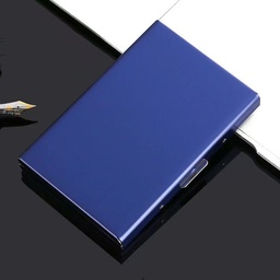 Titular de la tarjeta de acero inoxidable, tarjeta bancaria, caja de tarjeta de crédito, abrazadera de Metal, bolsa de tarjeta de expansión, titular de la tarjeta de visita, caso antirrobo, bolsa de deslizamiento