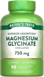Nature's Truth Magnesium Glycinate Capsules | 200mg | 90 Count