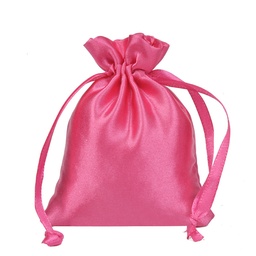 Bolsa de tela de seda (9X12) ROSADO