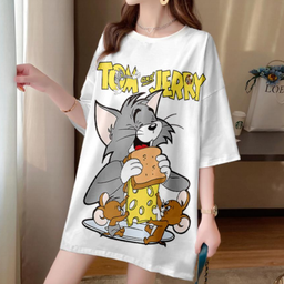 Camison Oversided de dibujos animados