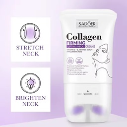 Crema Reafirmante y Lifting para Cuello con Colágeno Sadoer.