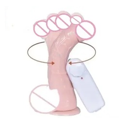 Dildo con copa de succion con control remoto talla L