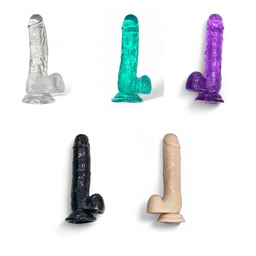 Dildo con copa de succion talla L