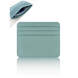 Tarjetero de cuero para hombre