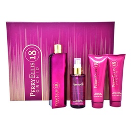 SET PERRY ELLIS 18 ORCHID WOMEN 3.4 OZ. EDP